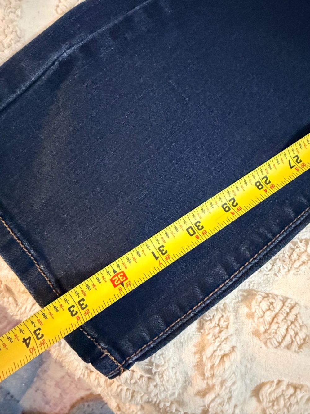 Lane Bryant Dark Blue Slim Fit Jeans - Size 14L                #505 - Picture 7 of 8